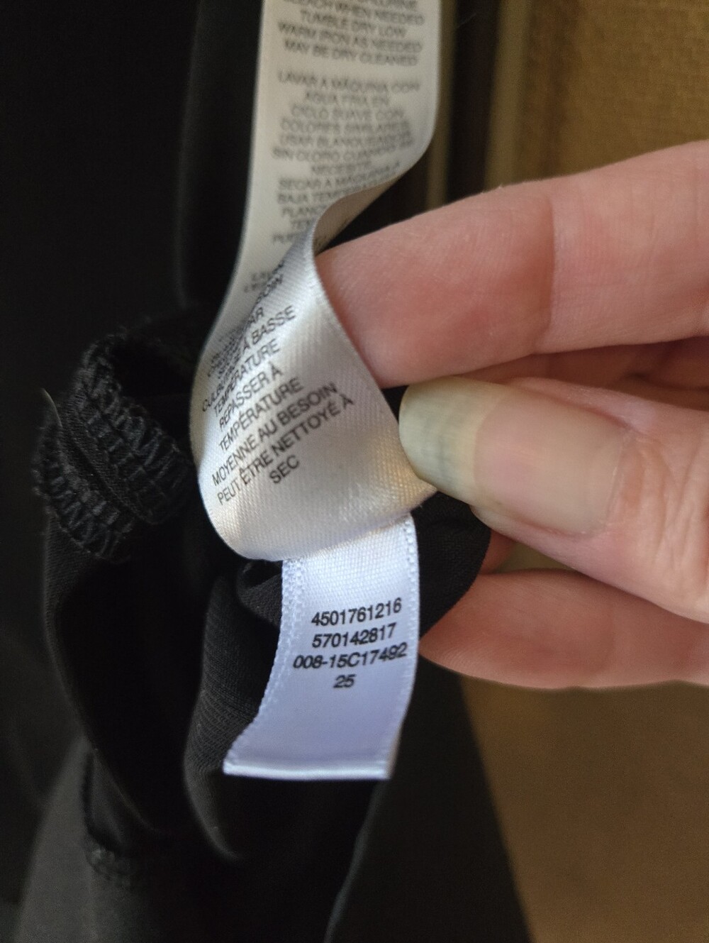 Chico's Black Asymmetric Short-Sleeve Women’s Top Side Slit See Measurements - Picture 8 of 10